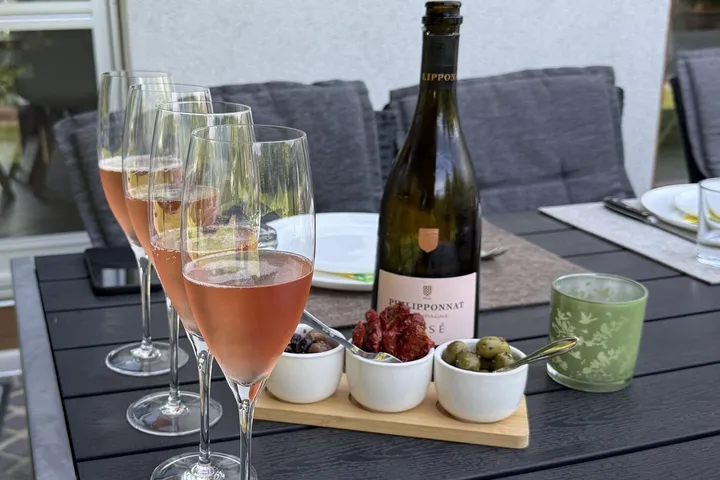 Sommer-Weinprobe bei Freunden: Champagner, Burgund, Brunello und Sauternes