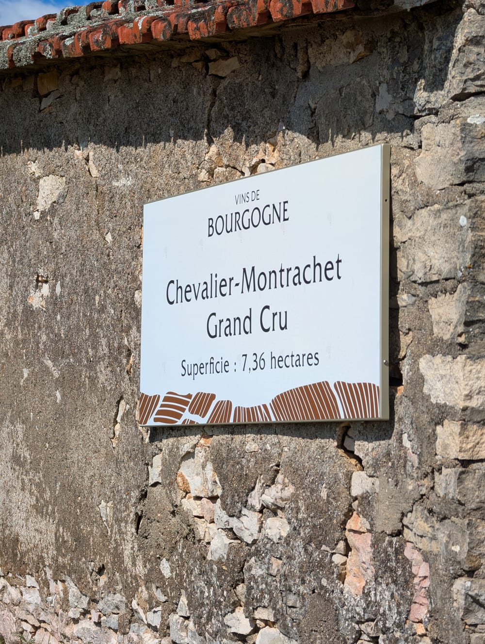 Schild der Grand-Cru-Lage Chevalier-Montrachet in Puligny-Montrachet